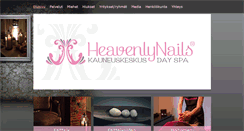 Desktop Screenshot of heavenlynails.fi