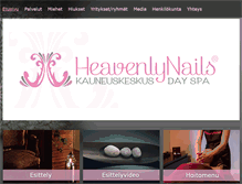 Tablet Screenshot of heavenlynails.fi